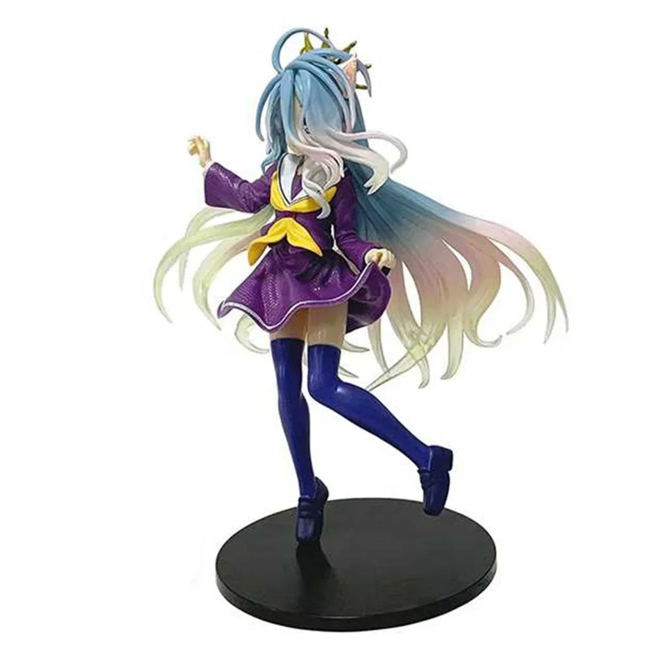 2025 19CM Anime NGNL No Game No Life White "Figure Anime PVC Anime Action Figures Model Collection Ornament Anime Model Toy Gift