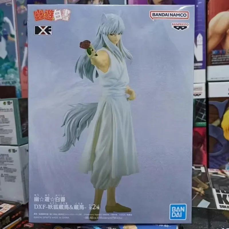 Original Bandai Q Posket YuYu Hakusho Kurama Anime-Actionfiguren-Sammlerstück, Ornamente, Spielzeugfigur, Geburtstagsgeschenk