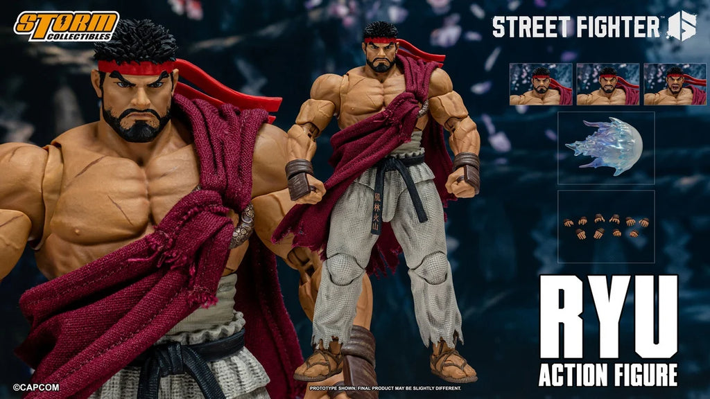 Storm Toys CPSF28 1/12 Scale Classic Fighting Game Characters Ryu Male Soldier Full Set For 6inchs Action Figure Model Toys