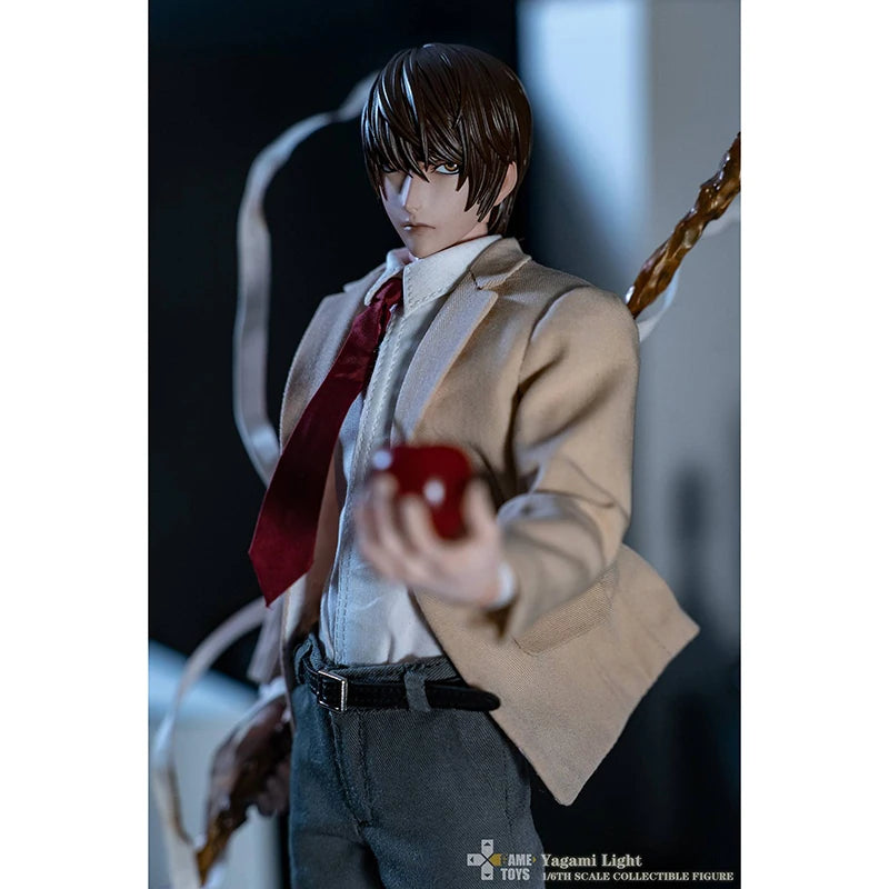 Original Gametoys GT008UP 1/6th Death Note Yagami Light Kira Half Body Silicone Body Version In Stock Anime Action Figures Toy