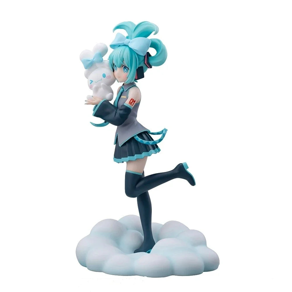 SEGA Original Luminasta Hatsune Miku Cinnamoroll PM Chokonose Anime Figure Action Kawaii Doll Collectible Model Toys Kids Gift