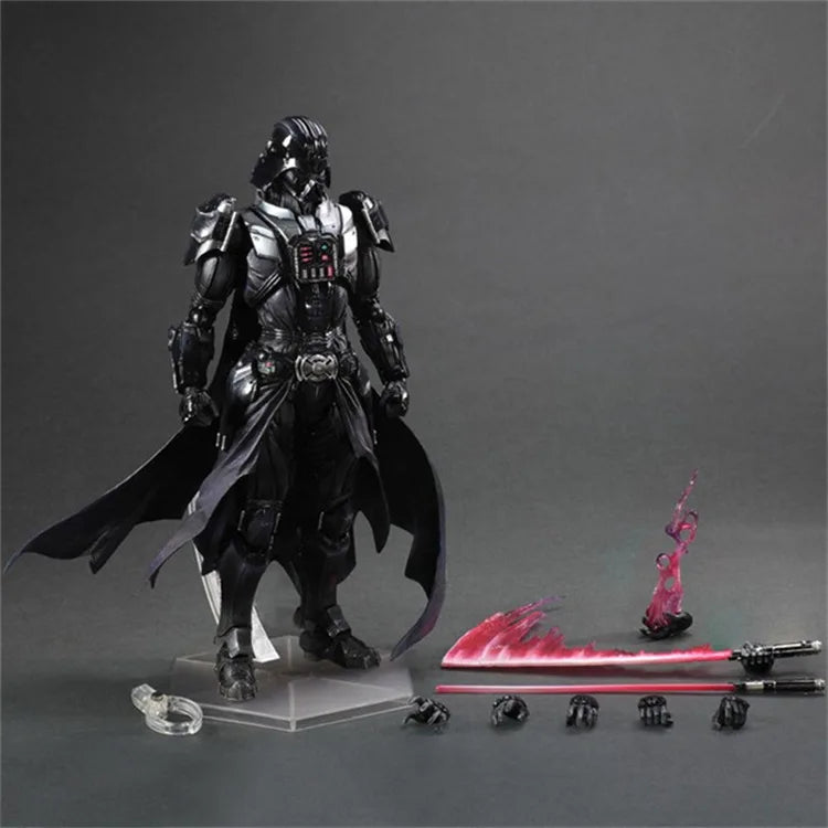 28cm PA modified Star Wars Black Knight White Soldier Darth Maul super movable figurine anime model collection ornament gift