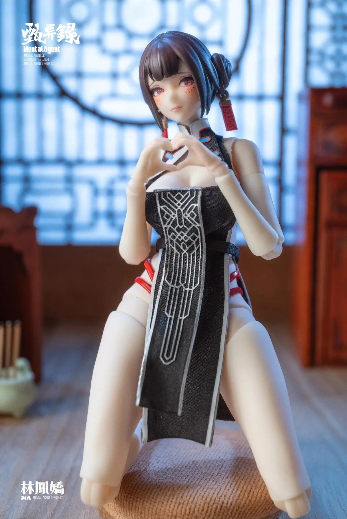 Spot Mental Agent Original, Anime Zhen Yi Lu Series Lin Fengjiao 1/10 Male and Female Students Movable Model Collection