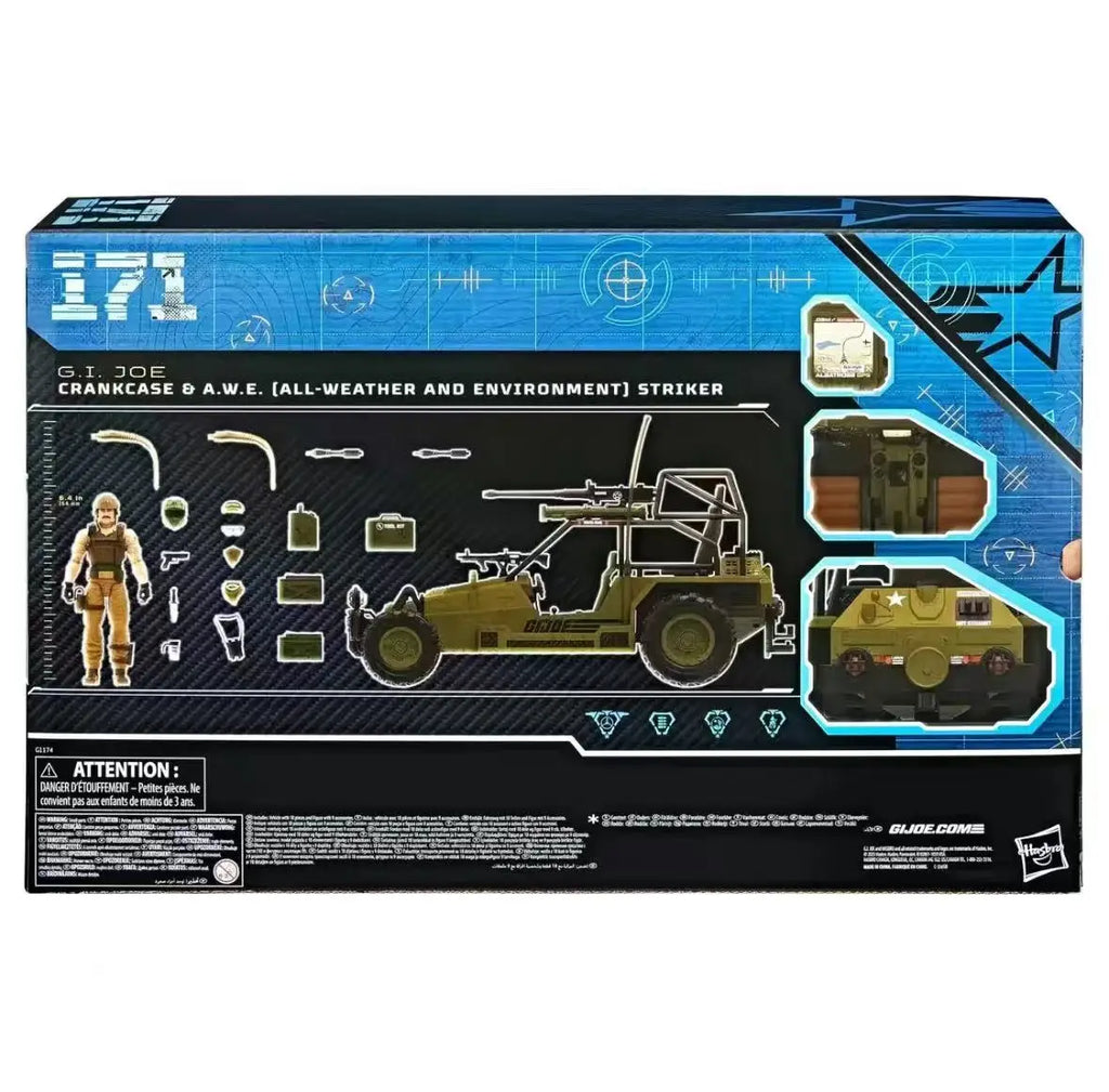 In Stock G.I. Joe GI Joe Classified Series 6" 171 Crankcase AWE Striker 4WD Vehicle SDCC Action Figure Model Toy Hobby Gift