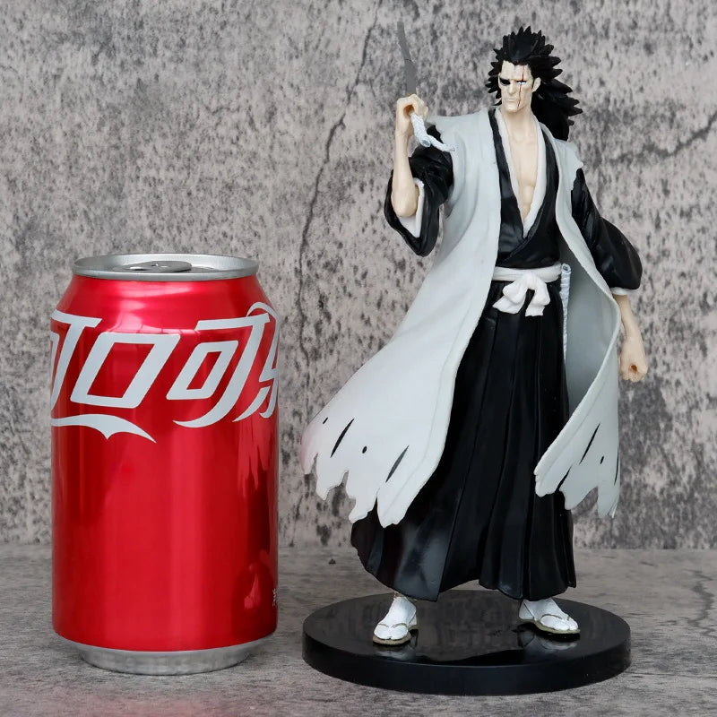 18.5cm BLEACH Anime  Hitsugaya Toushirou Zaraki Kenpachi Kurosaki Ichigo Action Figure Collectible Model Toys Japanese Dolls