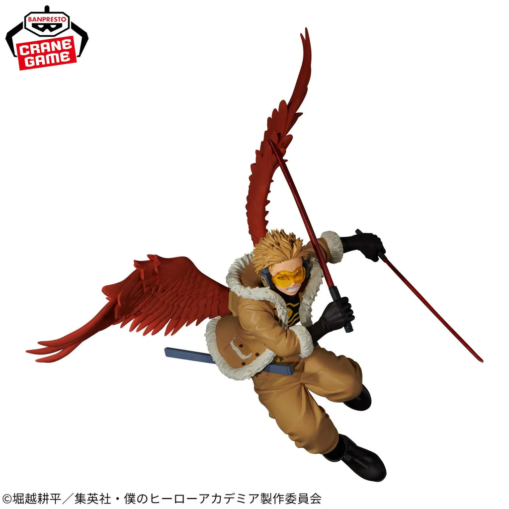 Auf Lager Original BANDAI BANPRESTO My Hero Academia THE AMAZING HEROES PLUS HAWKS Ver. PVC Anime Actionfiguren Modell Spielzeug Geschenke