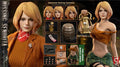 FS057 FS058 1/6 Scale Collectible Figure Ashley Graham dolls Movable Eyes Normal/ Armor Ver 12" Female Soldier