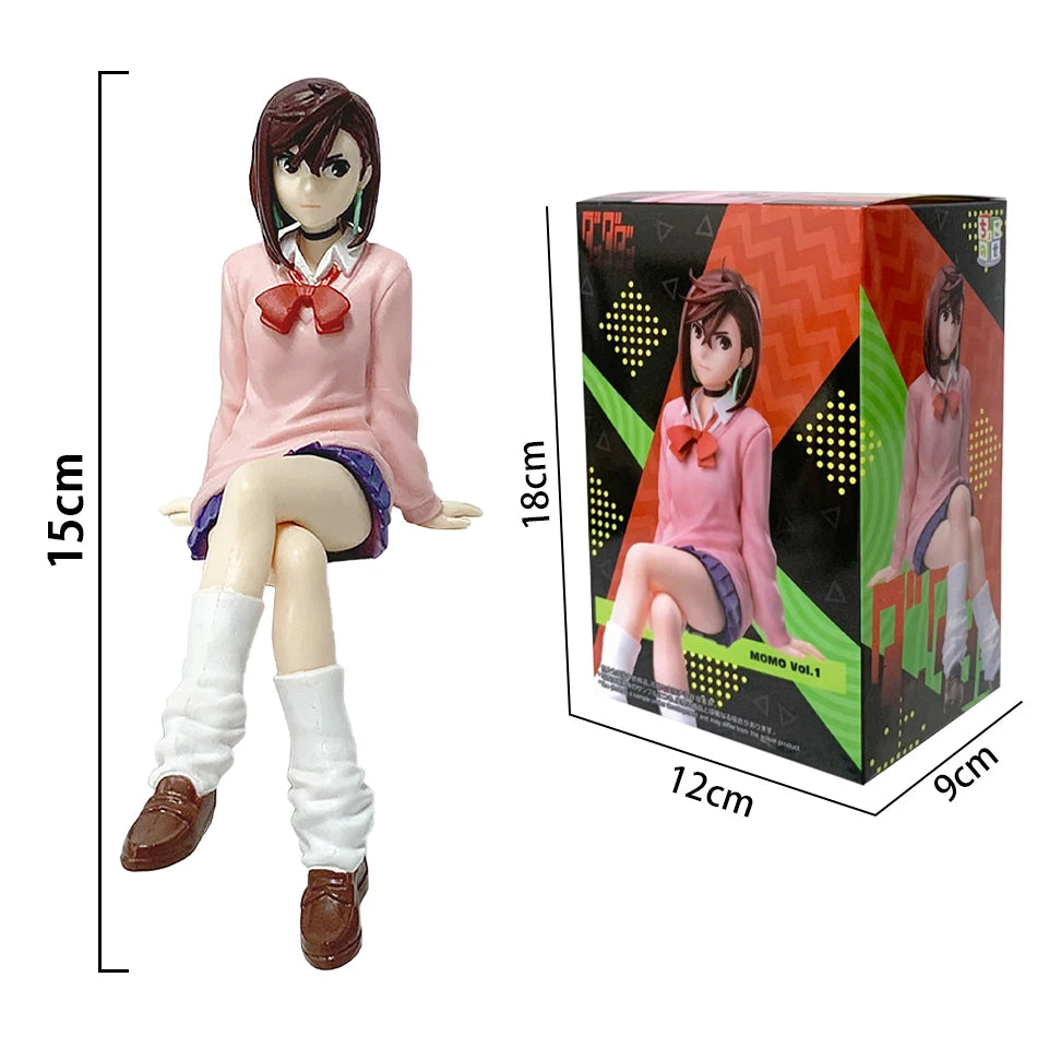 15cm Anime Dandadan Ayase Momo Figures Doll PVC Model Action Figures Collector Toys Desktops Ornament Children Birthday Gift