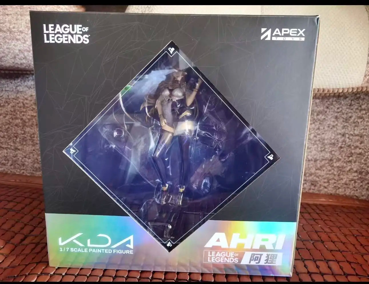 APEX Ahri LOL Nine-tailed Fox KDA Anime Action Figure Model Toy Collection Gift in Stock