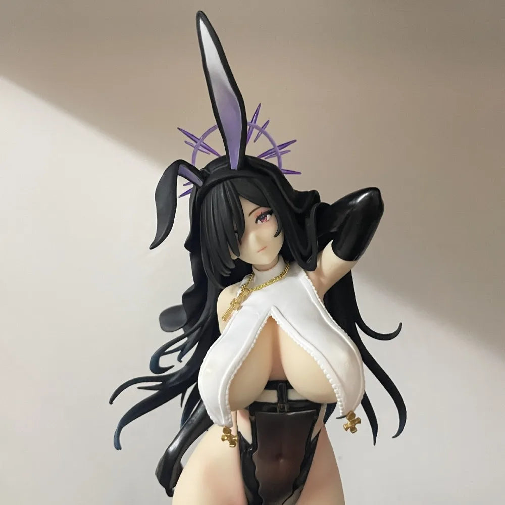 12.6in/32cm Anime Black Sister Figure Bunny Girl Action Figures PVC Statue Model Collection Toys Gifts
