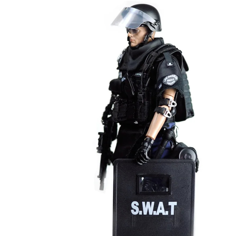 1/6 Scale TE Police SWAT Action Figure Toy Model 12inch Male Soldier Assaulter/Breacher/Point-man Toy