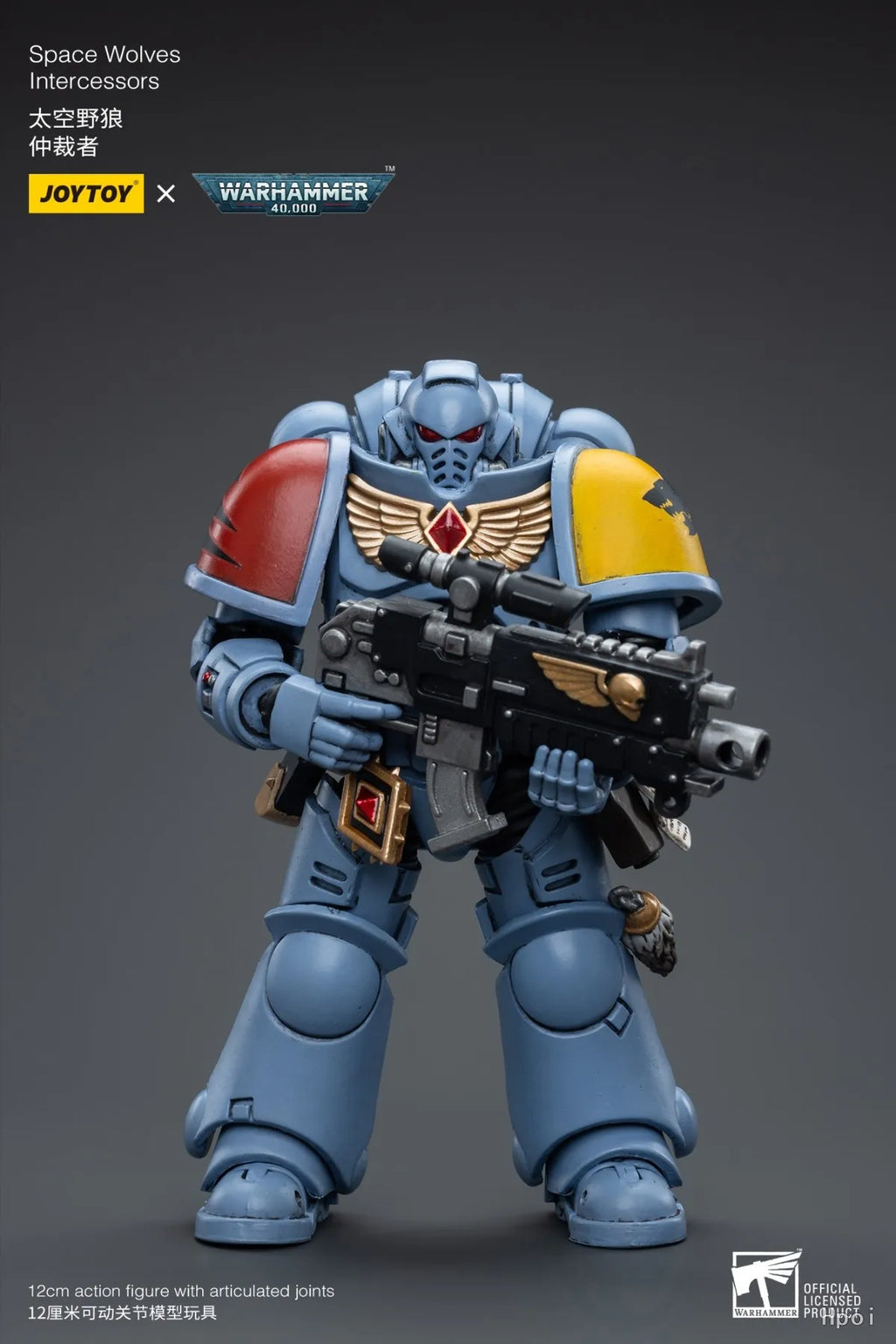 【In Stock】JOYTOY Warhammer 40K Space Wolves Imperial Fists Ultramarines Blood Angels Intercessors 1/18 Action Figures Toys