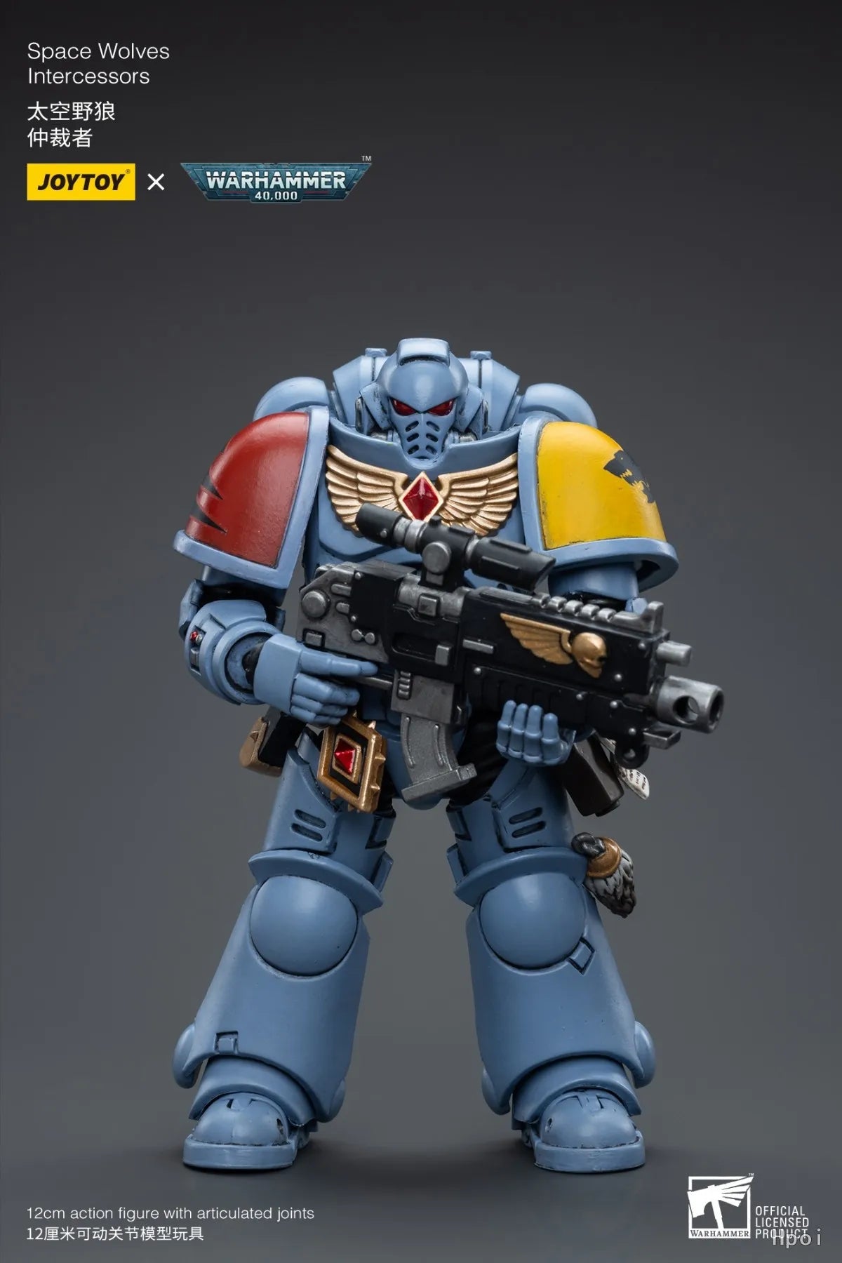 【In Stock】JOYTOY Warhammer 40K Space Wolves Imperial Fists Ultramarines Blood Angels Intercessors 1/18 Action Figures Toys