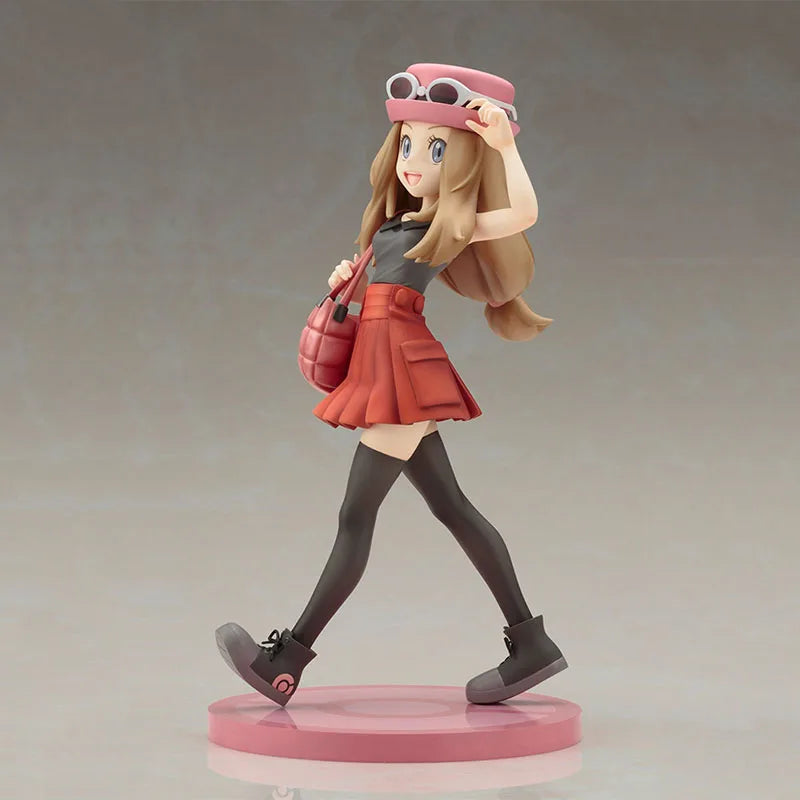 Original Kotobukiya ARTFX J Pokémon Serena Fennekin PVC 20CM Anime Figure Collectible Model Doll Statuette Ornament Gift Toys