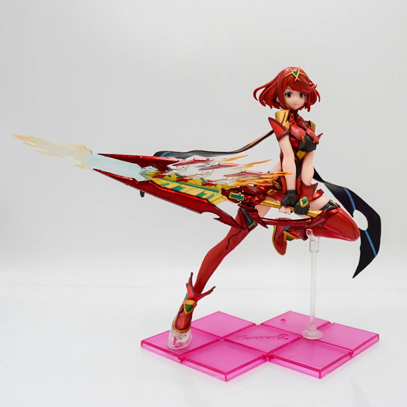 23cm Xenoblade Chronicles 3 Mio Anime Figure Pyra/Homura Action Figure Mythra/Hikari Figurine Game Statue Model Doll Toys Gifts