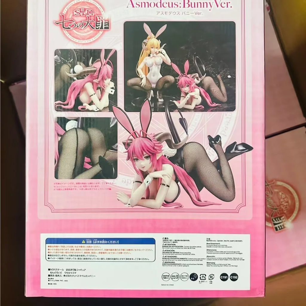 MX 1/4 FREEing B-Style Sin:Nanatsu no Taizai Asmodeus & Lucifer Bunny Ver Figure In Stock Model Ornaments Collection Gifts Toys