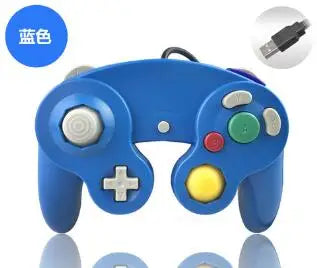 4 Color USB Interface wired game controller gamepad joystick gaming with disc driver for PC  games  NOT For  NGC