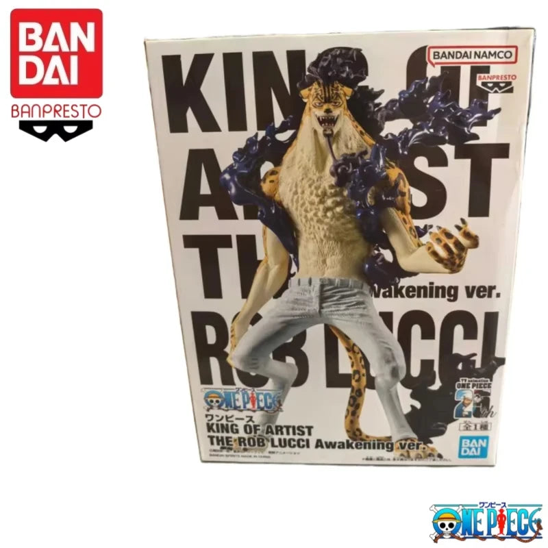 Bandai Original One Piece Anime Garage Banpresto Marshall D Teach King of artist Rob Lucci Awakening Brand New Boxed