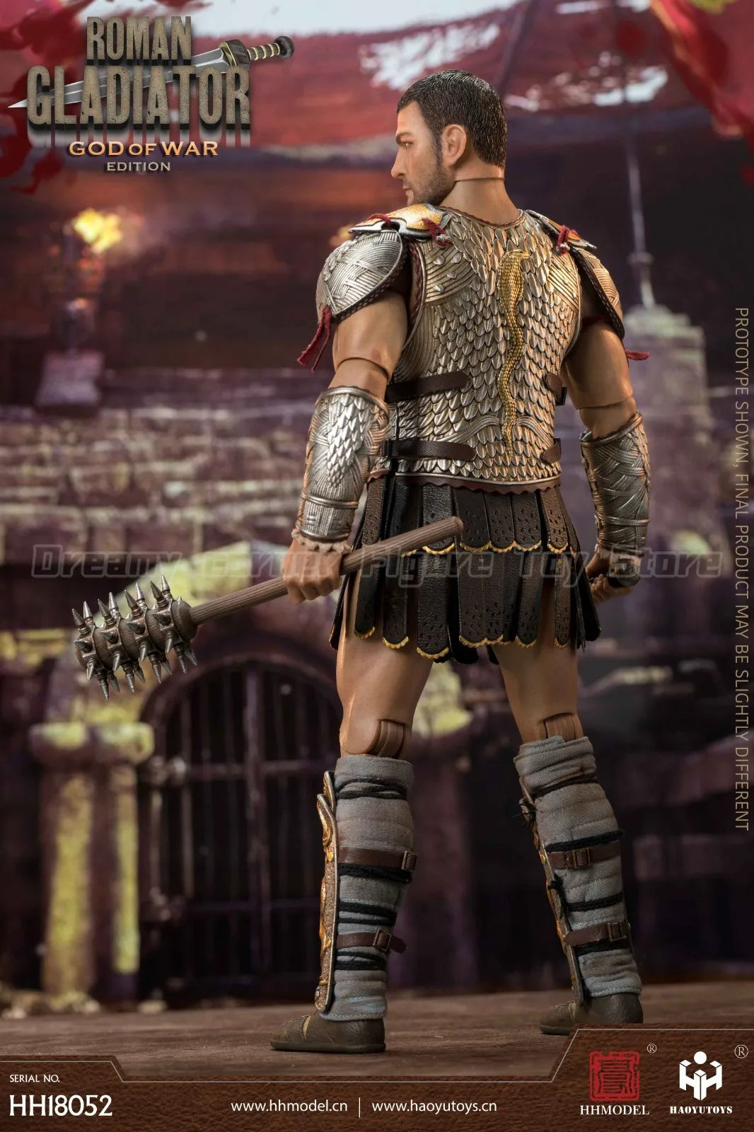 【In Stock】HHMODEL HAOYUTOYS HH18052 Imperial Legion Roman Gladiator Ares Version 1/6 Action Figure Model