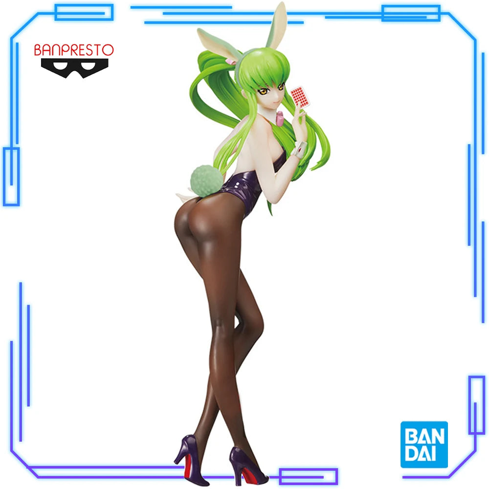 In Stock Bandai Original Genuine Banpresto Code Geass Hangyaku No Lelouch C.C. Espresto Fluffy Materials 22cm Model Toy Figures