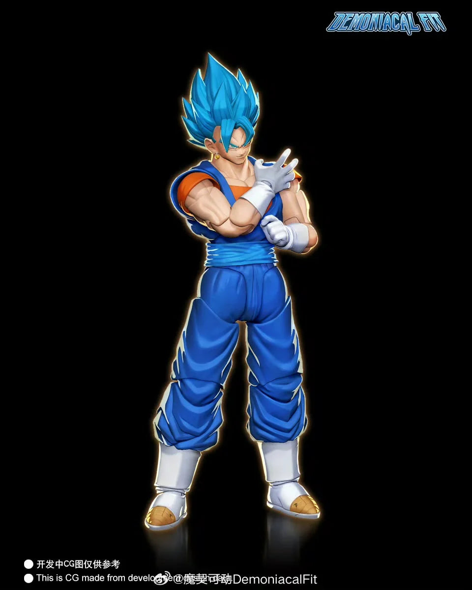 New-hot Demoniacal Fit Vegetto Dragon Ball Z Anime Figure SHF Super Saiyan SSJ Vegetto Action Figure Model Statue Toys Gifts