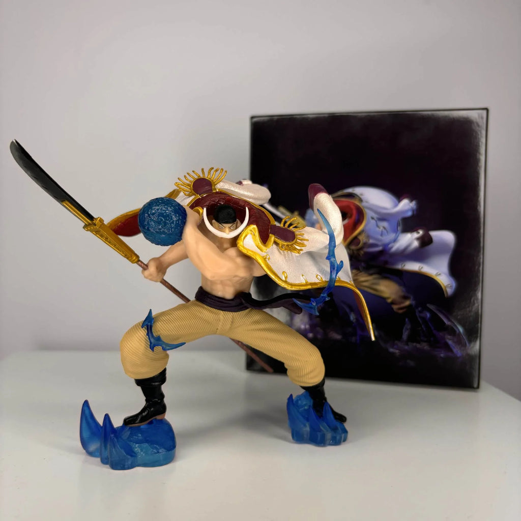 One Piece LX Battle Whitebeard - 13CM Battle Form Boxed Statue Model Handmade