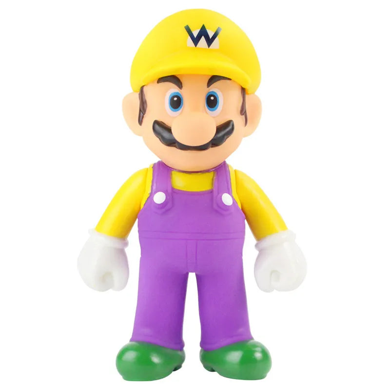 Game Super Mario Bros Cartoon Dolls Model Anime Figures Luigi Yoshi Mario Creative Collectible Model Toys for kids Birthday Gift