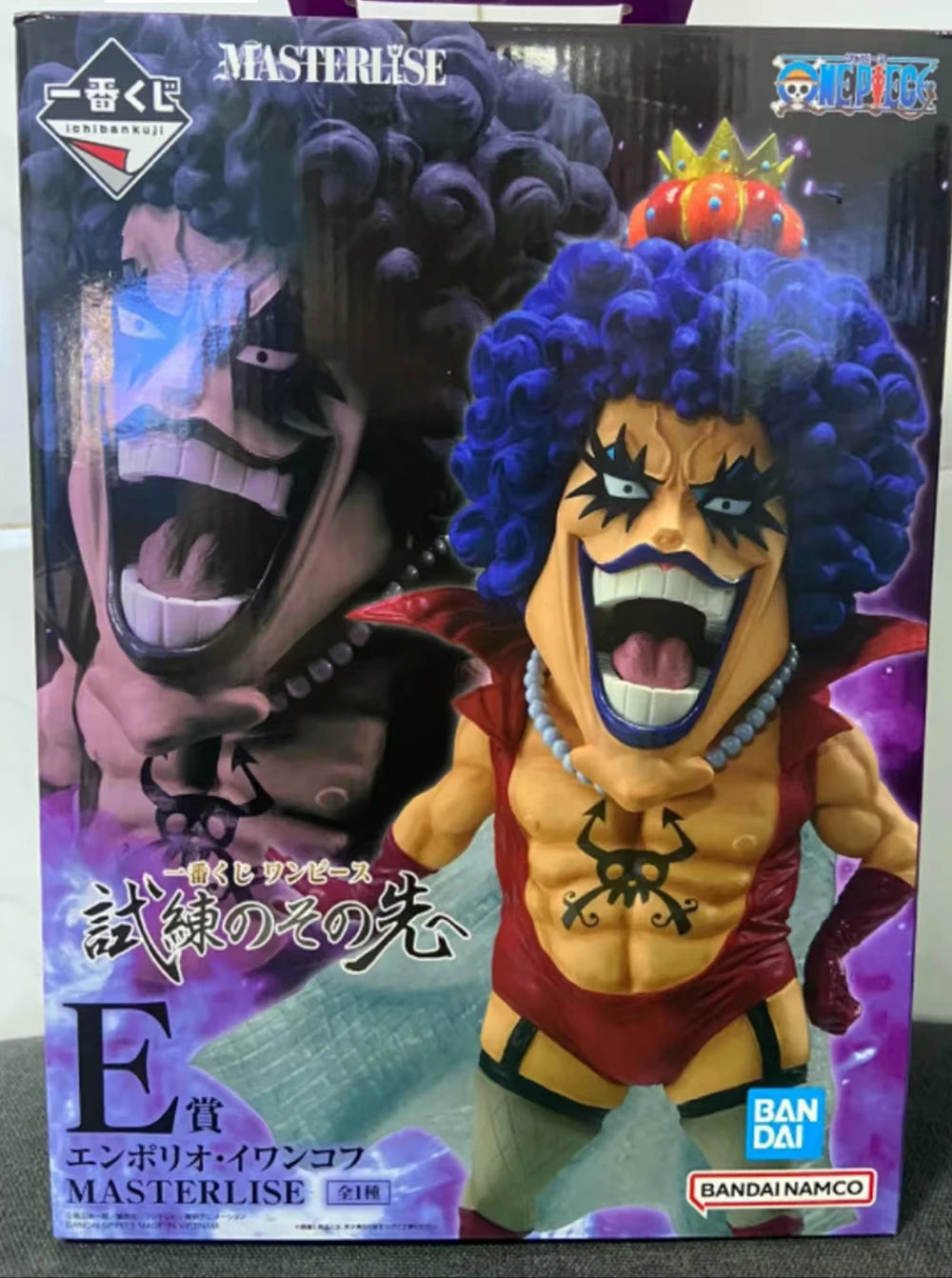 Original in Stock Bandai Spirits Ichiban Kuji One Piece - Silvers Rayleigh Emporio Ivankov Anime Figure Model Decoration