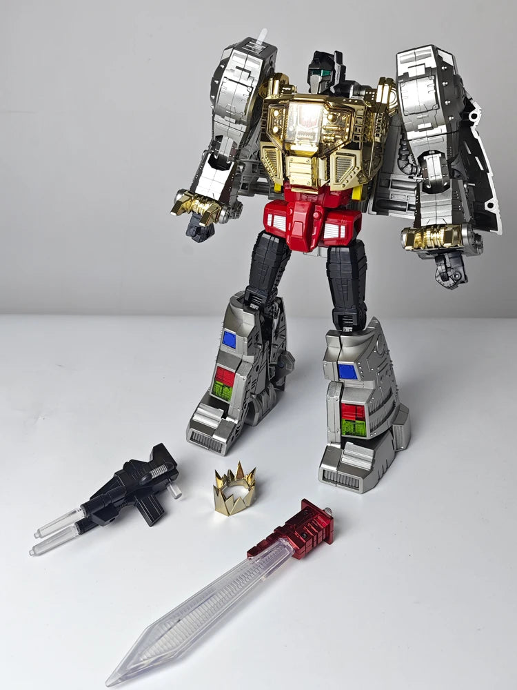 Grimlock Mp-08 Transformation Toy Mp08  Metal Color Enlarged Ko Version 29CM Action Figure Collection Desk Toys