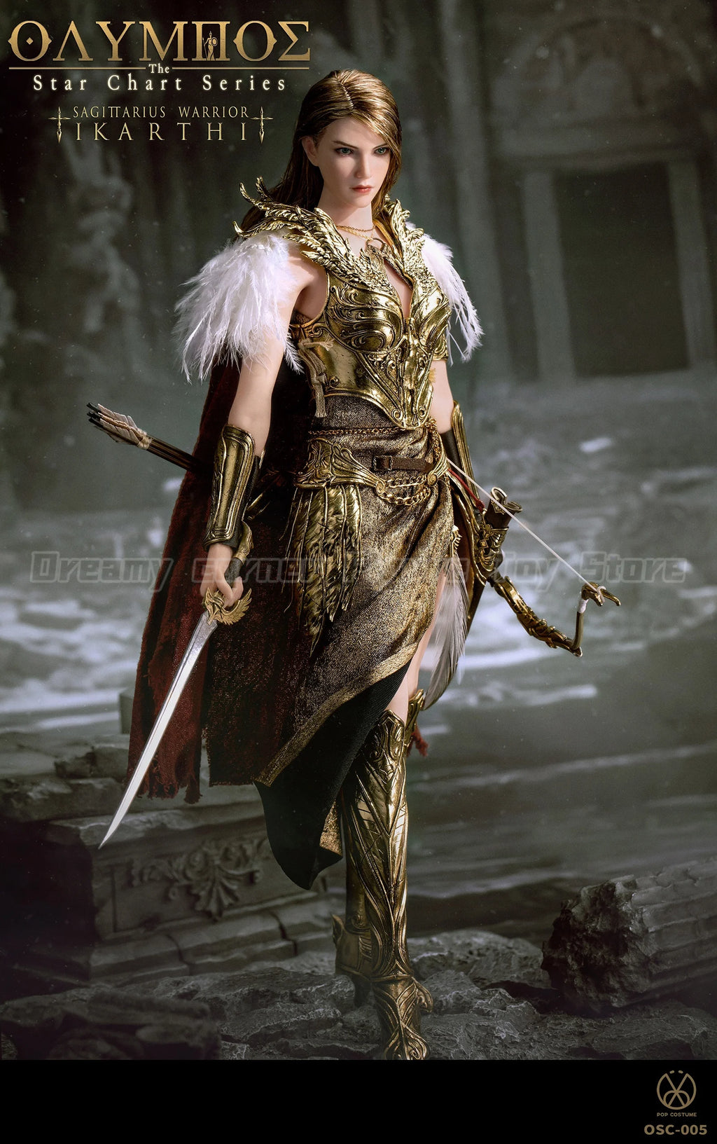 【In Stock】Original POP COSTUME OSC-005 The Star Chart Series Sagittarius Warrior Icarti 1/6 Action Figure Toy Collection Model