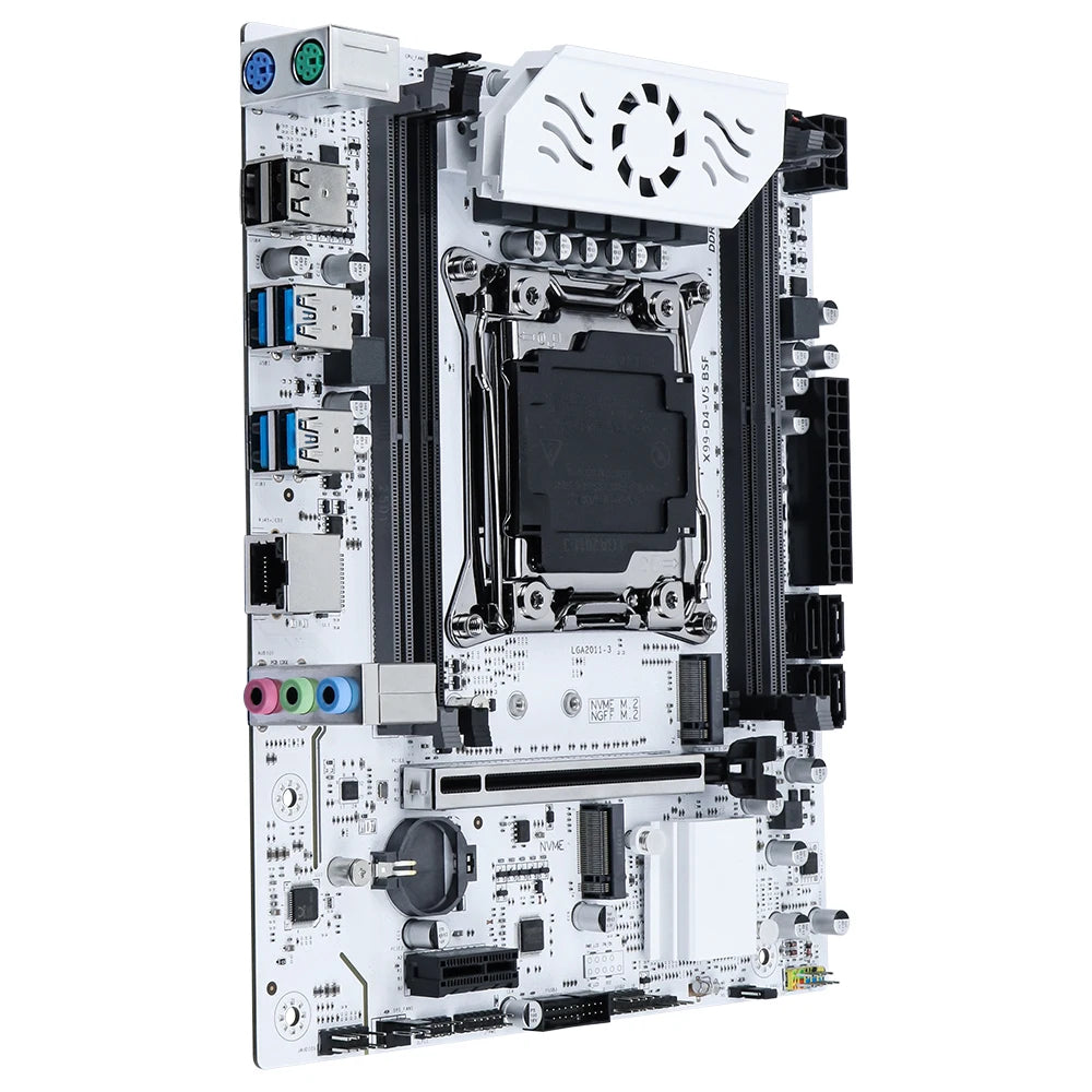SOYO X99 Motherboard Set With LGA2011-3 Xeon E5 2650 V4 CPU DDR4 16GB (2*8GB) 2133MHZ RAM Memory NVME M.2 SATA C612 Chipset