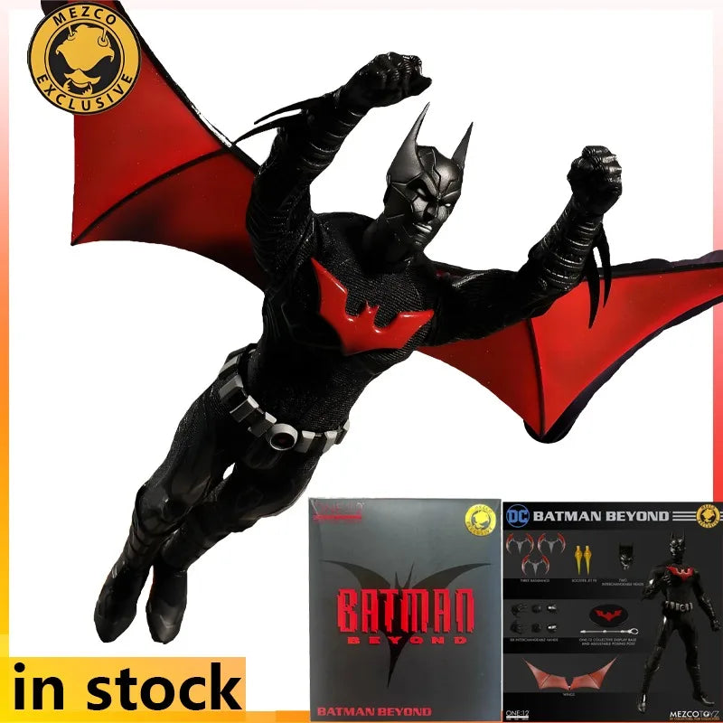 Mezco Original 1/12 Finished Product Movable Exquisite Figurine Series Batman Beyond Anime Toys Model Festival Gift for Boys