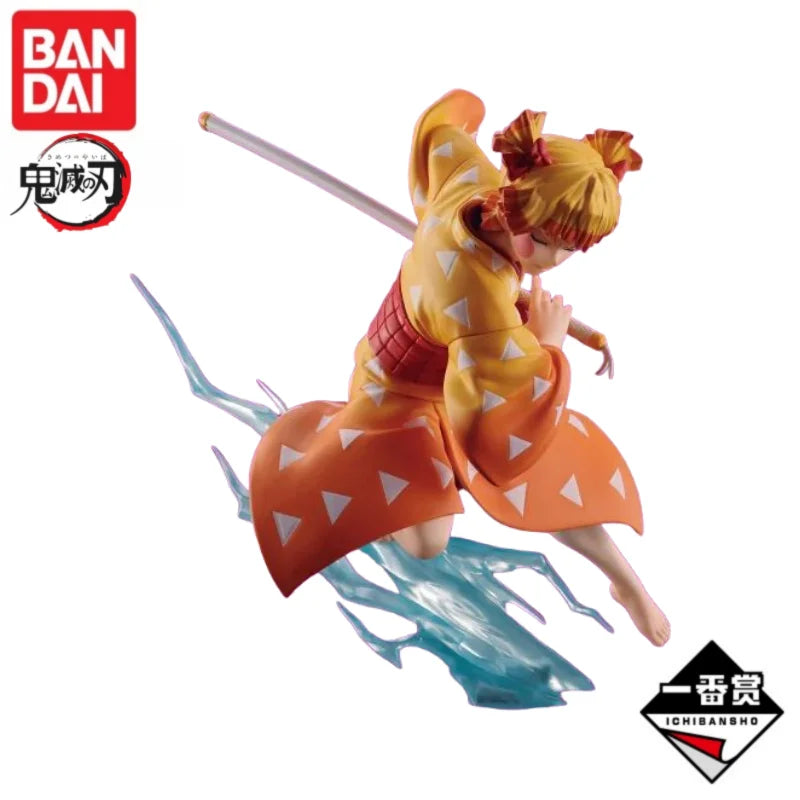 In Stock Original Bandai Banpresto Kimetsu no Yaiba Agatsuma Zenitsu Anime Characters Model Toy Birthday Present Garage