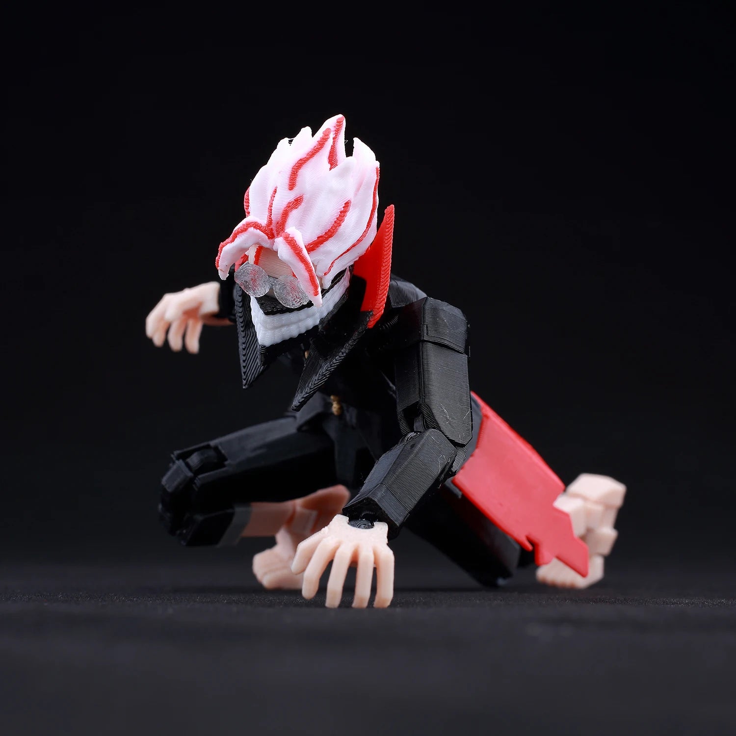 9L3D-gedruckte Lucky Dummy 13 Dandadan Takakura Ken Actionfigur, Anime-Modell, bewegliches Sammlerspielzeug mit mehreren Gelenken, Geschenk für Fans