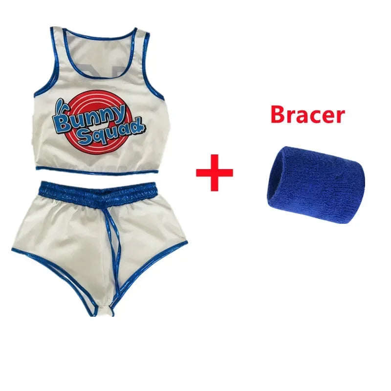 Space Lola Bunny Rabbit Cosplay Kostüm Kaninchen Bunny Jam Kostüme Frauen Mädchen Halloween Party Kleidung Karnevalsanzug