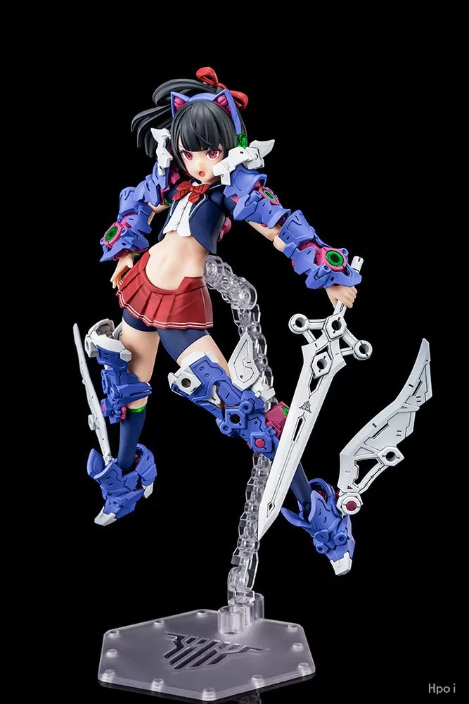 In Stock Original KOTOBUKIYA Megami Device BUSTER DOLL Knight 16cm Animation Cartoon Movable Assembled Figure Ornaments
