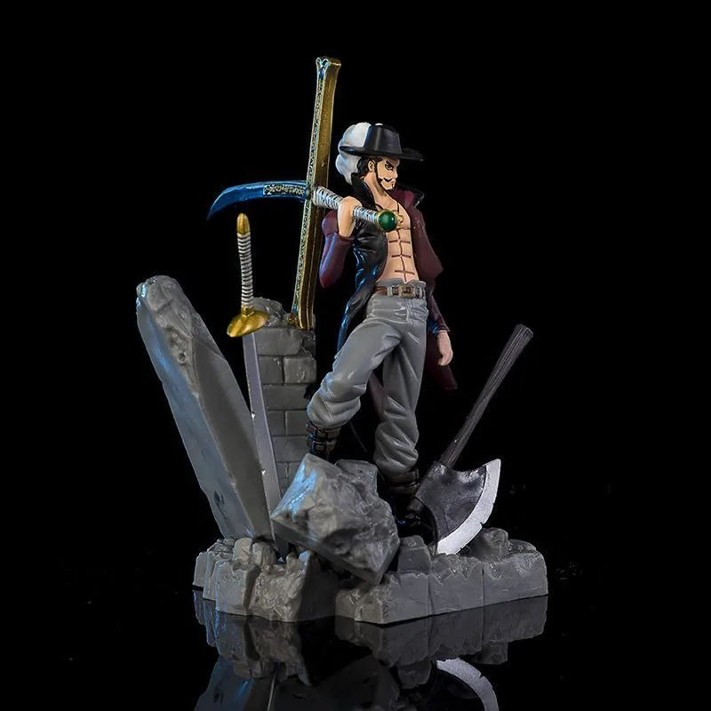 Bandai Banpresto One Piece Top Battle Style King Kinofassung Dracule Mihawk Hawkeye Peripherie-Ornamente Anime-Figur