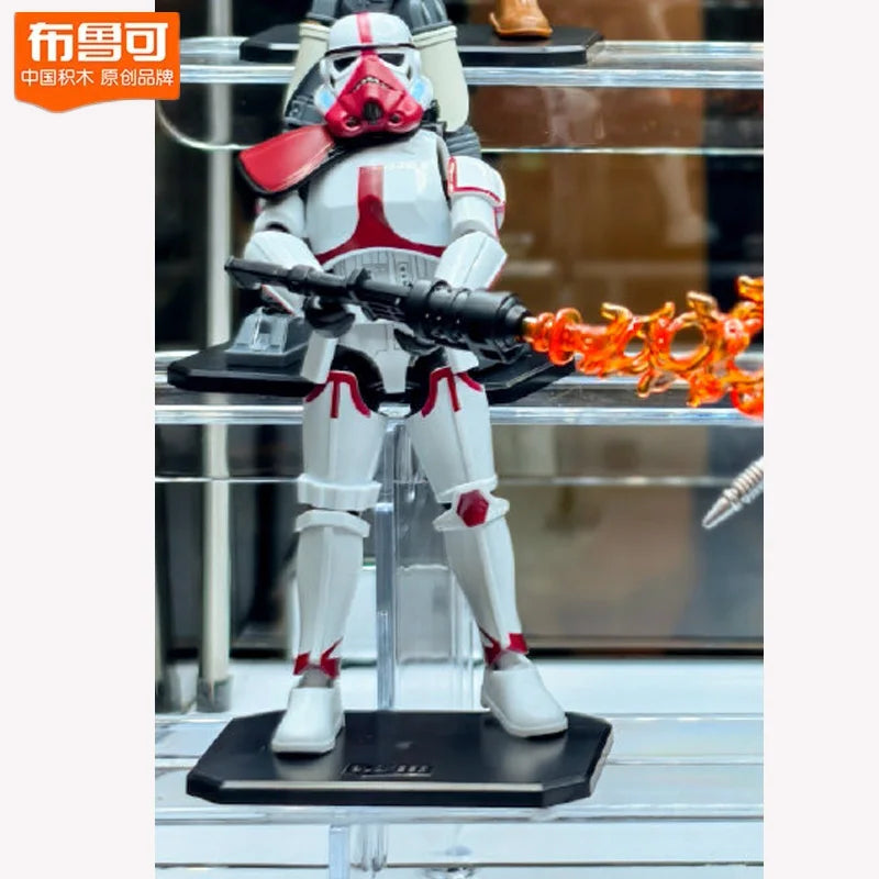 2025 New Blokees Star Wars The Mandalorian Ahsoka Din Djarin Vol.1 Poseablemodel Kits Action Figure Halloween Christmas Gift