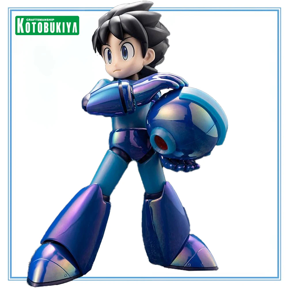 Original in Stock Kotobukiya Rockman 11: Unmei No Haguruma!! - Rockman - Premium Charge Shot Ver Anime Figure Action Figure