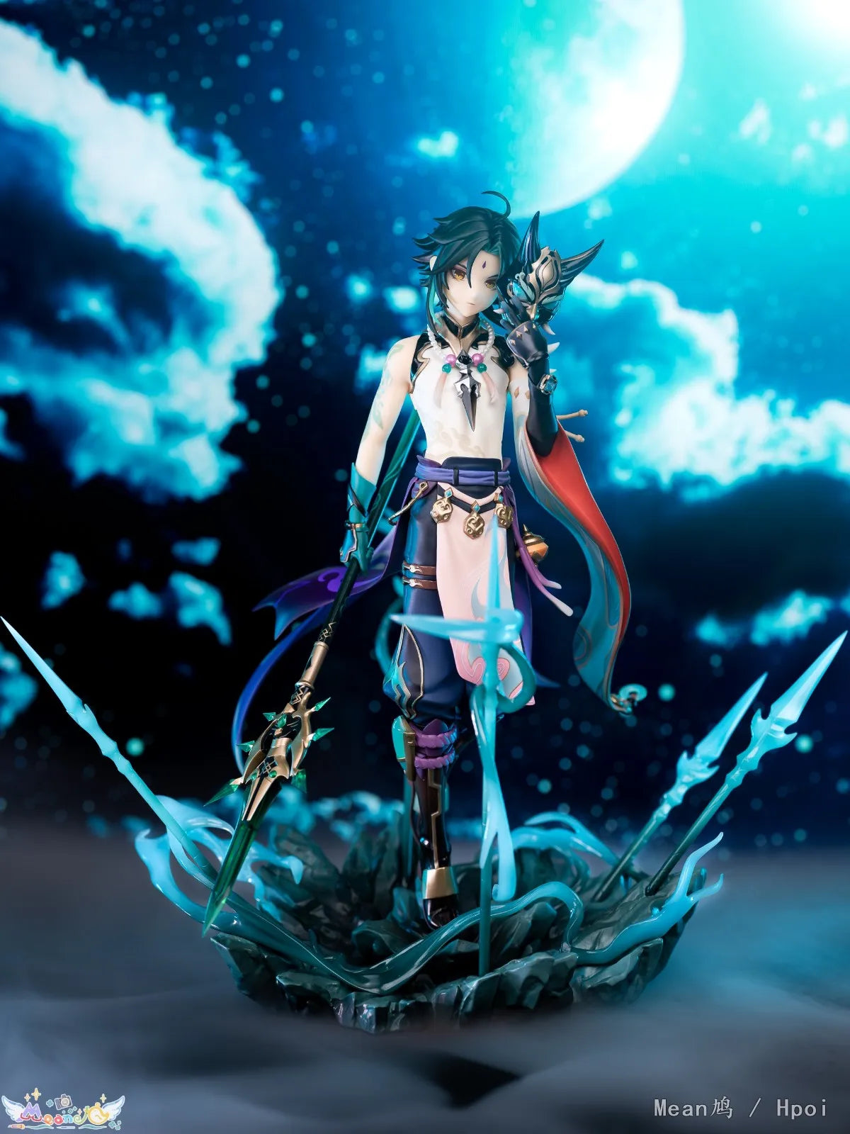 18CM Аниме игра Genshin Impact Xiao Фигура Изправена Готина Поза Аниме Модел Играчки Подаръци Колекция Декорация Орнаменти PVC