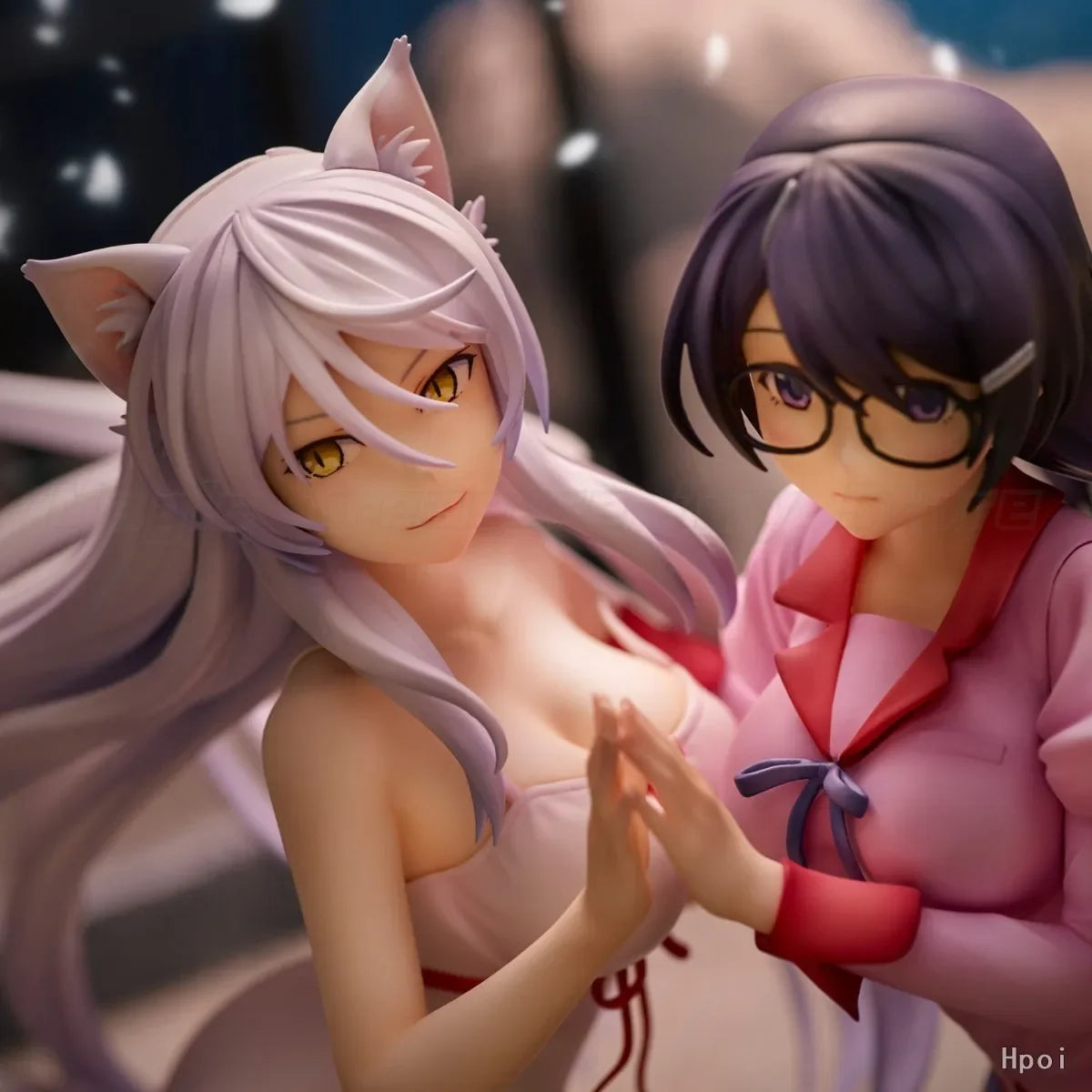 【In Stock 】UnionCreative Nekomonogatari(Kuro) Hanekawa Tsubasa and Black Hanekawa Beauty Anime Ornaments Collection Gifts