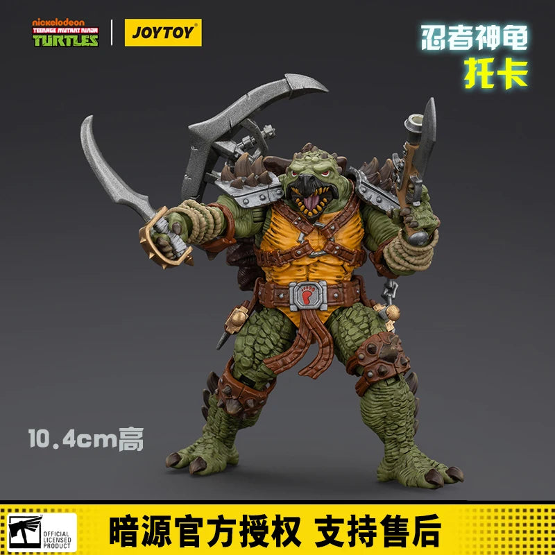 JOYTOY Ninja Turtles Soldier 18 Scale Action Figure Collectible Toy for Fans Shell Shocked Series in Stock
