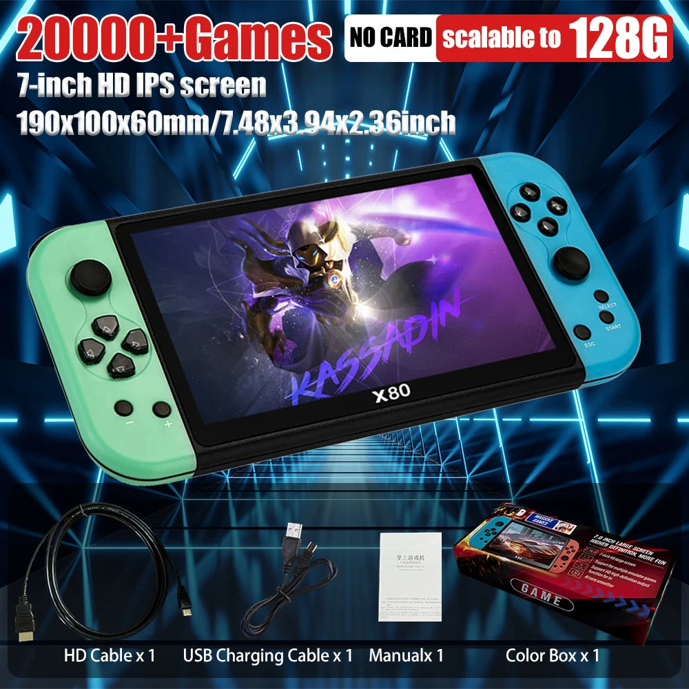 Gaming Portable Handheld Retro Video Game Console Player Portatil Mini Arcade Videogames for Hand Held Family Pocket Retrogaming