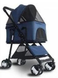 Pet Cart Separate Portable Collapsible Dog Cart Small And Medium Dog Walking Cat Stroller Bag Teddy Cage