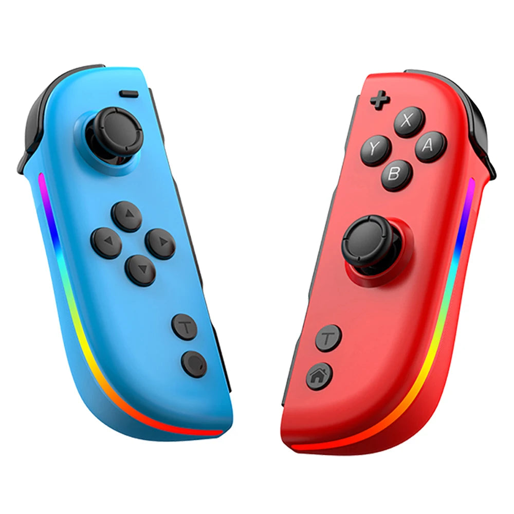 JOY 05 Wireless Bluetooth Game Joystick For Nintendo Switch L/R RGB Lights Controller Wake Up Montion Sensing Gamepad Joycon