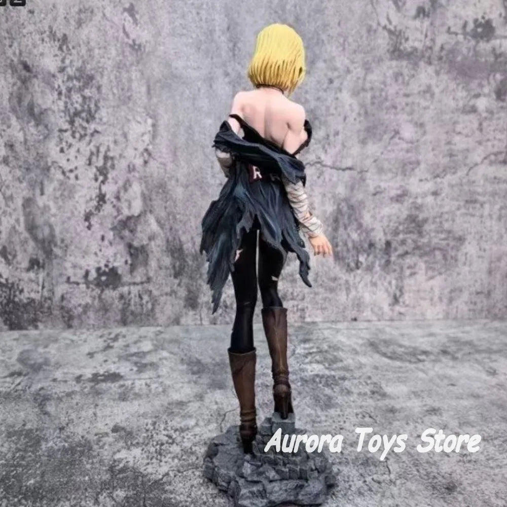 30cm/11.81in Anime Dragon Ball Z Figure Android 18 Action Figure Pvc Statue Collection Decoration Toys Gifts