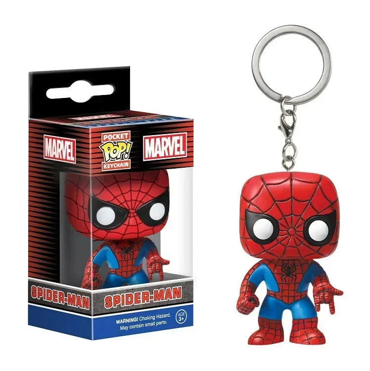 НОВО FUNKO POP Спайдър-Мен Спайдър-Гуен Зелен Гоблин Ловец на зомбита Спайдър Питър Паркър Мистерио Ключодържател Винилова фигурка Играчки