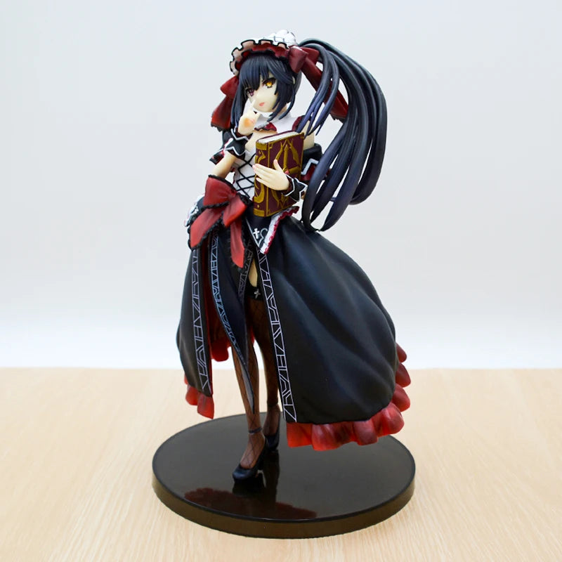 24cm KDcolle Date A Bullet Kurumi Tokisaki Anime Figure Date A Live Yatogami Tohka Bunny Girl Action Figure Adult Model Doll Toy