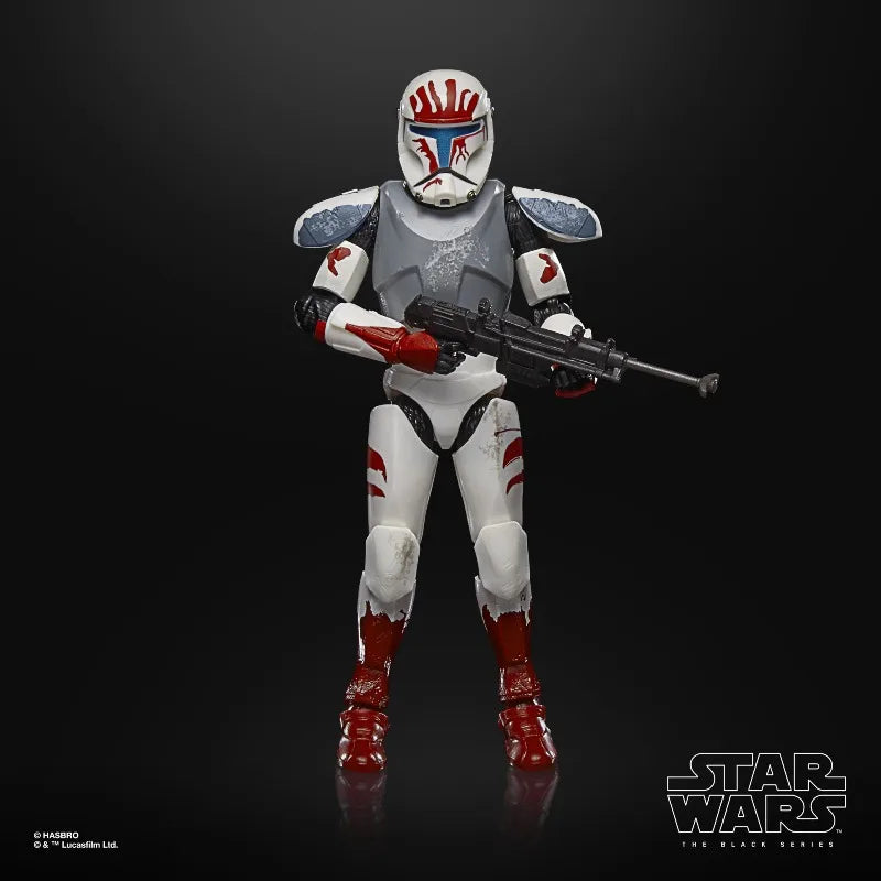 Genuine Hasbro Star Wars RC-1207 Sev Clone Commander Black Series 6-Inch Exclusive Assemble Toy for Boys Girls Kids Gift Model