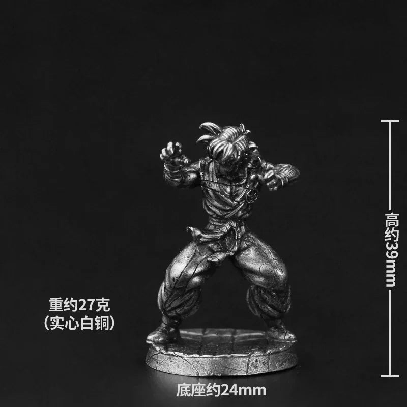 Metal Cupronickel Cartoon Miniature Soldier Model Toys Board Game Anime Peripheral Ornament Accessories Game Piece Figurine Toys